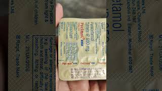 Pacimol 650paracetamoltablet ytshorts shorts trinding viralvideo subscribe support cipla [upl. by Yarled357]