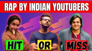 Rap Songs By Top Indian Youtubers Feat Carryminati Ashish Chanchalani MostlySane And More [upl. by Oidacra629]