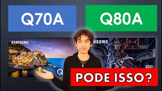 Q70 vs Q80A 2021  POLEMICO Qual tem a melhor imagem [upl. by Llert]