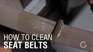 How To Clean Seat Belts  Autoblog Details [upl. by Rosner408]