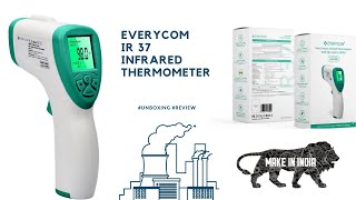 Everycom Infrared Thermometer IR37 Non Contact Thermometer Unboxing  Review  Made in India 🇮🇳 [upl. by Brady]