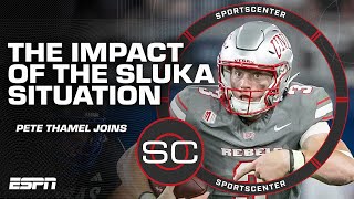 How the Matthew Sluka situation could impact NIL moving forward  SportsCenter [upl. by Caiaphas217]