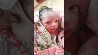 Newborn vs now 🥰 newborn newbornbaby newmom cutebaby [upl. by Janela]