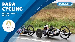 🚴 Para Cycling Road Highlights  Day 8  Paris 2024 Paralympic Games [upl. by Maryanne]