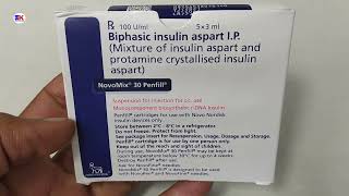 Novomix 30 Penfill Injection  how to use Novomix 30 Penfill Injection  Dosage Uses Benefit Review [upl. by Aicatsan]