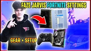 Fortnite Chapter 2  FaZe Jarvis Fortnite SettingsGearSetup amp keybinds  FaZe Jarvis New Settings [upl. by Fiore]