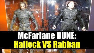 McFarlane Dune 2023 Gurney Halleck vs Beast Rabban Josh Brolin vs Dave Bautista Action Figure Review [upl. by Caressa]