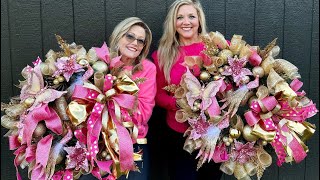 Let’s make a glam Christmas wreath with supplies from Walmart [upl. by Fiel853]