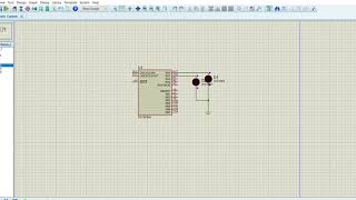 Blinking LED using PIC16F84A in Proteus Software [upl. by Ewan]