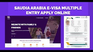 Saudia Arabia evisa Multiple entry apply online  Apply Saudi Arabia Visa for umrah visitsaudi [upl. by Walter418]