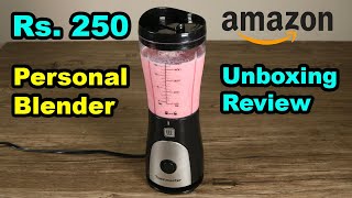 Personal Blender Review  Best Personal Blender  Great for Smoothies Drinks  Unbox Heaven [upl. by Esiuqcaj]