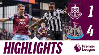 HIGHLIGHTS  Burnley 14 Newcastle Utd  Premier League [upl. by Silenay]