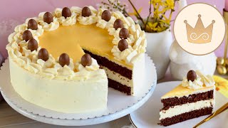 LECKERSTE SCHOKOEIERLIKÖRTORTE🐰OSTERTORTE🥚 GEBURTSTAGSTORTE BACKEN🍰 REZEPT VON SUGARPRINCESS🐣 [upl. by Kristopher391]