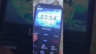 UNIWA V808G STARTUP AND SHUTDOWN with speaker [upl. by Lupiv784]