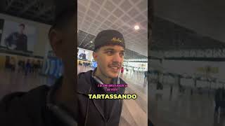 VALERIO MAZZEI SALUTA LA SUA FIDANZATA E PARTE PER NEW YORK DA SOLOtiktok perte webboh neiperte [upl. by Hpejsoj]