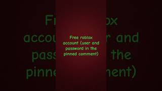 Free Roblox account [upl. by Silverstein968]