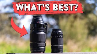 The Fujifilm Telephoto Battle  Fuji XF 70300mm V Fuji XF 100400mm [upl. by Tom653]