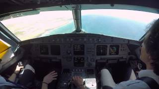 Mogadishu HCMM Cockpit view landing 05 long final [upl. by Tore]