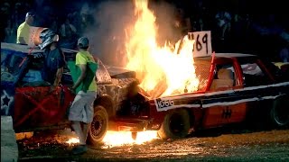 Demolition Derby  Carroll County 4H amp FFA Fair 2016 [upl. by Bitthia]