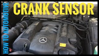 How to Replace the Crank Sensor on a Mercedes ML320 [upl. by Anairam]