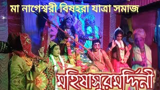 mahishasurmardiniমহিষাসুরমর্দিনীমা নাগেশ্বরী বিষহরা যাত্রা সমাজ 🙏🙏🌹🌹🌹 [upl. by Eislehc]