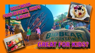 Big Bear Mountain at Dollywood for kids Plus food reviews  Shops  Plus size BBM review [upl. by Onateyac]