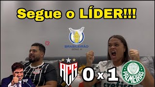 REACT REAÇÕES ATLETICO GO x PALMEIRAS  Casal Rivalidade [upl. by Aidualk624]