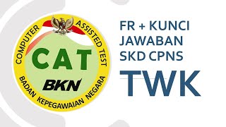 KUNCI JAWABAN FR TWK HARI KETIGA MAU LULUS TONTON GAES [upl. by Riatsila]