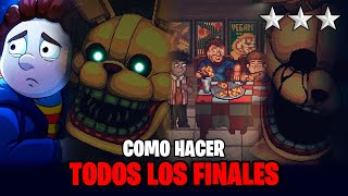 COMO HACER TODOS los FINALES de FNAF Into The Pit 🐰  Explicación PASO A PASO ⭐️⭐️⭐️ [upl. by Sibyls]