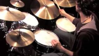 4 Layer Polyrhythm Samba style Christian Muhr クリスチャン・ムール drums drum [upl. by Rehpotsirh514]