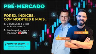 Pré Mercado forex ao vivo com notícias mais análise gráfica USD  XAU  BITCOIN 14112024 [upl. by Lu]