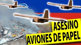 Cómo los aviones de papel ucranianos están destruyendo el ejército ruso [upl. by Tybi]