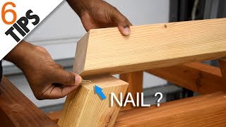 6 Woodworking tips amp tricks for beginners [upl. by Gabie607]