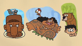 ULTIMATE CARTOON COMPILATION Ice Age Moana The Jungle Book [upl. by Arielle822]