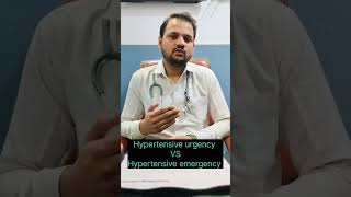 Hypertensive urgency vs hypertensive emergency short video video hypertension bloodpressure [upl. by Jansen]