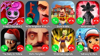 Poppy Playtime Chapter 2Hello Neighbor Nickys DiariesDark RiddleAntarctica 88 [upl. by Oirramaj]