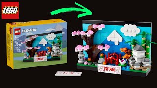 LEGO Creators Japan Postcard Speed Build  Set 40713 [upl. by Atsedom436]