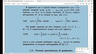 Sulla convergenza dei procedimeneti di calcolo degli integrali forniti dalle formule di quadratura [upl. by Ynehpets74]