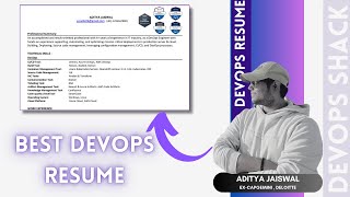 DevOps Resume 2024  DevOps [upl. by Aisaim]