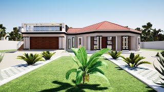 Small House Design  2 Bedroom Roundavel design  8 Corner house [upl. by Sitra]