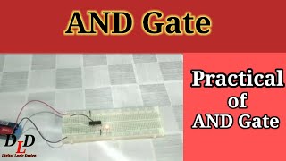 AND Gate Practical  Using 7408 Ic [upl. by Eibrab]