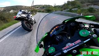 Fast Ride SuperBike Ninja ZX10R 2019 SparkExhaust Sound [upl. by Belter335]