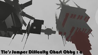 Tles Jumper Diffculty Chart Obby  a All stages 0  105 [upl. by Aroel]