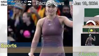 LatestAustralian Open Highlights Paula Badosa v Amanda Anisimova [upl. by Petuu]