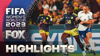 England vs Colombia Highlights  2023 FIFA Womens World Cup  Quarterfinals [upl. by Oina524]