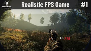 UE5 Realistic FPS Game Tutorial 1  Preparing Our Project [upl. by Odragde]