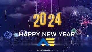 Happy new year 2024 After effects template  Happy new year 2024  new year 2024 [upl. by Cavil253]