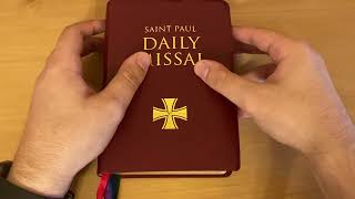 Catholic Book Reviews  Saint Paul Daily Missal [upl. by Teressa]