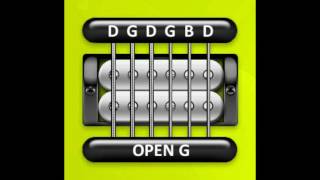 Perfect Guitar Tuner Open G  D G D G B D [upl. by Andie296]