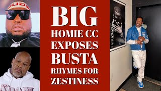 Wack 100 presses Big Homie CC for claiming Busta Rhymes is zesty [upl. by Spain765]